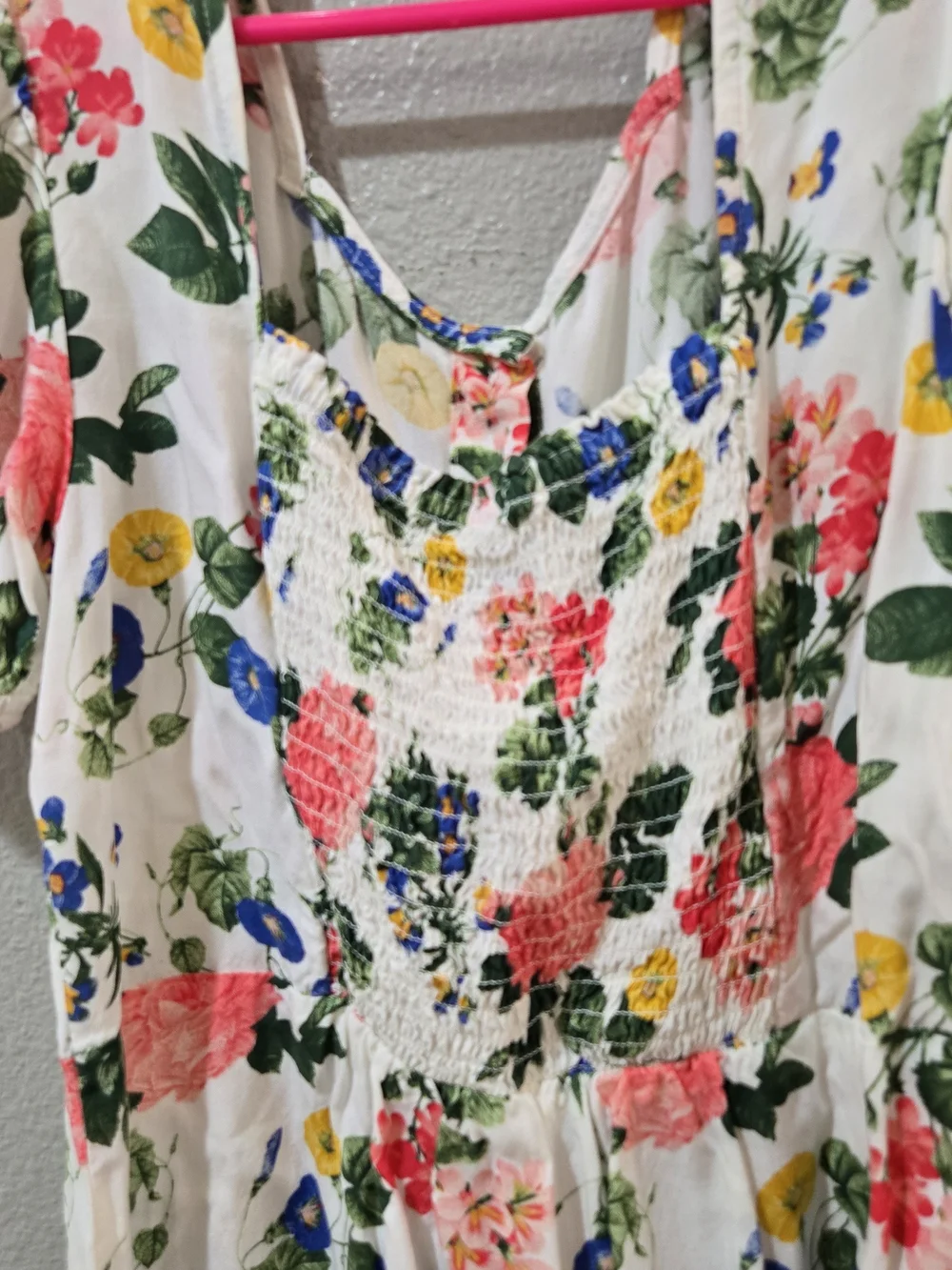 Bundle of Girls Old Navy Dresses - Floral Button-Front and Black Daisy XL Plus